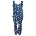 Trendyol Curve námořnicky modrá pletená sada pyžam s duhovým vzorem