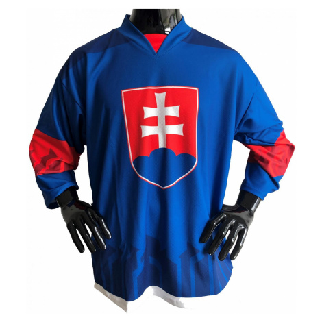 jersey53 Hokejový dres Slovensko - modrý Modrá / Bílá