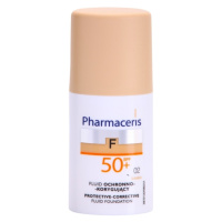 Pharmaceris F-Fluid Foundation ochranný krycí make-up SPF 50+ odstín 02 Sand  30 ml