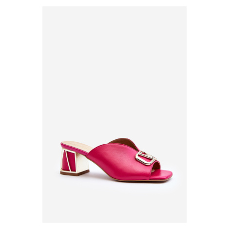 Elegantní dámské sandály na podpatku Laura Messi 2771
