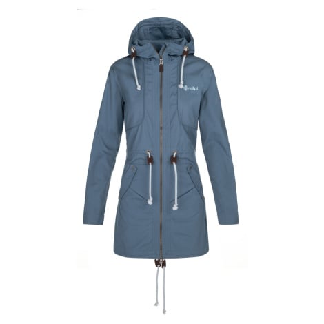 Kilpi PAU-W Dámský podzimní kabát NL0081KI Modrá