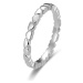 Beneto Stříbrný prsten se srdíčky AGG344 50 mm