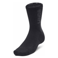 Under Armour 3-MAKER MID-CREW 3PK Unisex ponožky, černá, velikost