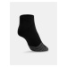 Sada tří párů dětských ponožek v bílé, šedé a černé barvě Under Armour UA Heatgear 3pk No Show Y