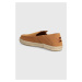 Semišové espadrilky Toms Alonso Loafer Rope hnědá barva, 10020876