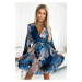 Dámské šaty Numoco 415-1 YSABEL | modrá
