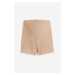 H & M - MAMA Strukturované šortky - béžová