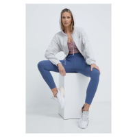 Bavlněná mikina adidas by Stella McCartney dámská, šedá barva, s kapucí, s potiskem, IT8268