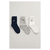 PONOŽKY 3-PACK GANT SHIELD SOCKS 3-PACK modrá