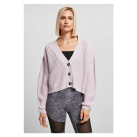 Ladies Oversized Cardigan - softlilac