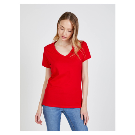 Červené dámské tričko SAM 73 Una