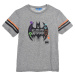 Šedé chlapecké tričko s potiskem Batman Šedá