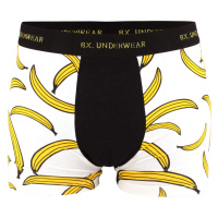 Banana Boy bavlněné vtipné boxerky JM-530 bílá