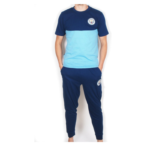Manchester City pánské pyžamo long navy