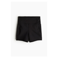 H & M - Sportovní šortky hotpants z materiálu DryMove™ - černá