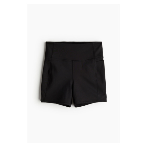 H & M - Sportovní šortky hotpants z materiálu DryMove™ - černá
