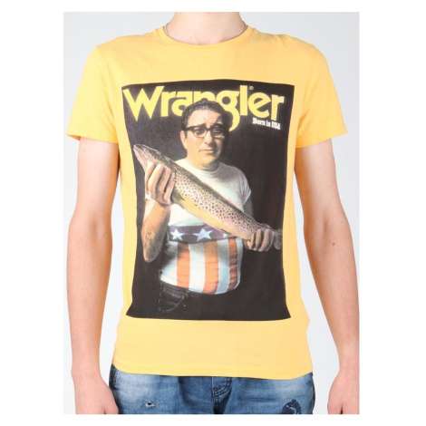 Wrangler T-shirt S/S Graphic T W7931EFNG Žlutá
