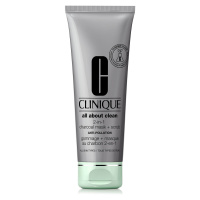 Clinique Detoxikační maska a peeling All About Clean (2-in-1 Charcoal Mask + Scrub) 100 ml