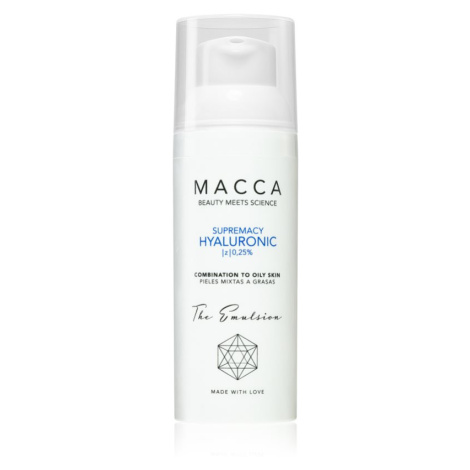 Macca Supremacy Hyaluronic hydratační emulze s kyselinou hyaluronovou 50 ml