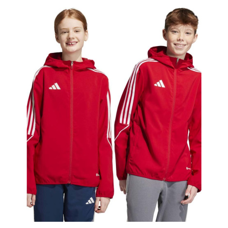 Dětská bunda adidas Performance TIRO23 L WB Y červená barva