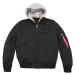 Alpha Industries Bunda MA-1 TT Hood černá