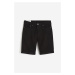 H & M - Džínové šortky Slim - černá