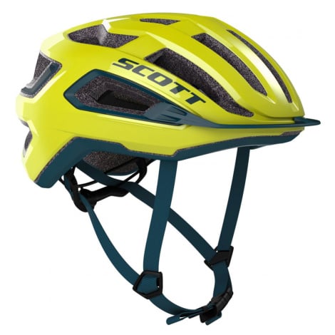 SCOTT Cyklistická přilba - ARX (CE) - modrá/žlutá