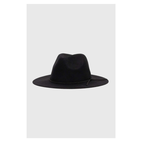 Vlněný klobouk Medicine černá barva, vlněný