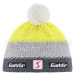 Eisbär Star Pompon MU SP Kids - grey/yellow/white