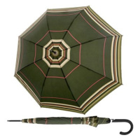 Doppler Fiber Flex AC Camoustripe - dámský holový vystřelovací deštník, zelená