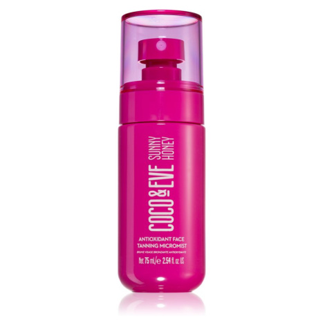 Coco & Eve Sunny Honey Antioxidant Face Tanning Micromist samoopalovací mlha na obličej 75 ml