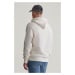 MIKINA GANT WAFFLE HOODIE CREAM