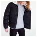Urban Classics Sherpa Collar Padded Shirt Jacket Black