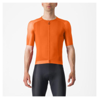 CASTELLI Cyklistický dres s krátkým rukávem - AERO RACE 7.0 - oranžová