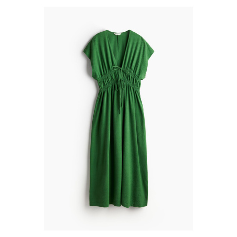 H & M - Šaty's vázačkami - zelená H&M