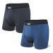 Pánské funkční boxerky Saxx Sport Mesh Boxer Brief Fly 2 Pack Navy/city blue