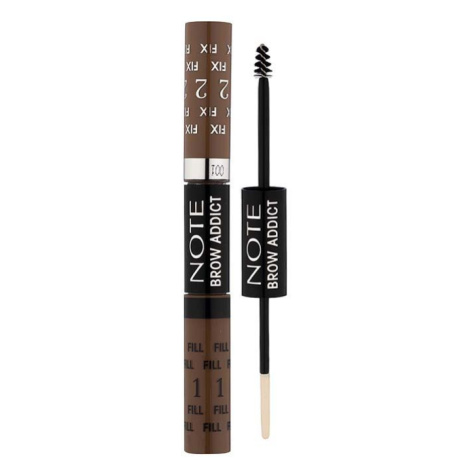 Note Cosmetique Brow Addict Tint & Shaping Gel 02 Light Brown Obočí 5 ml