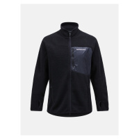 Bunda peak performance m pile zip jacket black