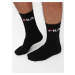 Sada tří páru pánských černných ponožek FILA