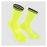 Dámské ponožky podzim x zima EKOI Thermolite žlutá fluo