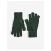 Tmavě zelené rukavice Celio Miglight