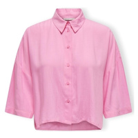 Only Noos Astrid Life Shirt 2/4 - Begonia Pink Růžová