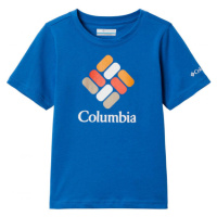 Columbia VALLEY CREED SHORT SLEEVE GRAPHIC SHIRT Dětské tričko, modrá, velikost
