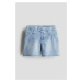 H & M - Žerzejové šortky džínový vzhled - modrá