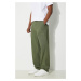 Bavlněné kalhoty Engineered Garments Fatigue Pant zelená barva, jednoduché, OR299.CT010