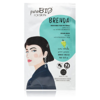 puroBIO Cosmetics Brenda Green Grapes hydratační a vyživující maska s kyselinou hyaluronovou 10 