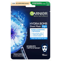 Garnier Hydratační regenerační noční textilní maska Moisture Bomb Night-time 28 g