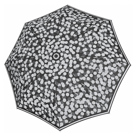 Černobílý dámský plně automatický deštník Alika Doppler