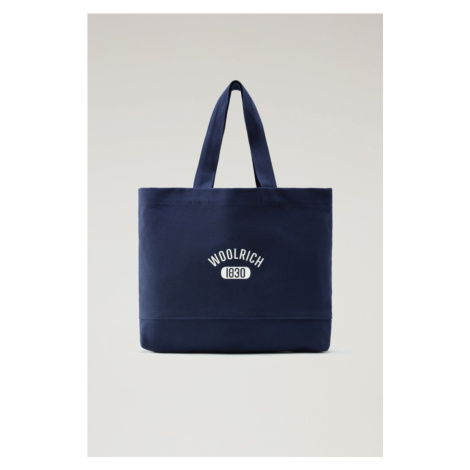 Taška woolrich shopper tote modrá