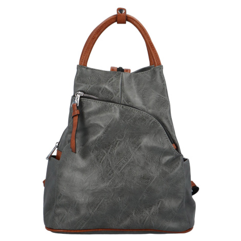 Trendový dámský batoh Zuela, šedá L&H